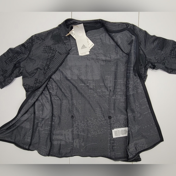 Adidas X Parley Short Sleeve Cycling Jersey Women Size M Black HF9020 New - Picture 9 of 12